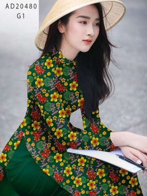 vai ao dai hoa mai don tet (16)